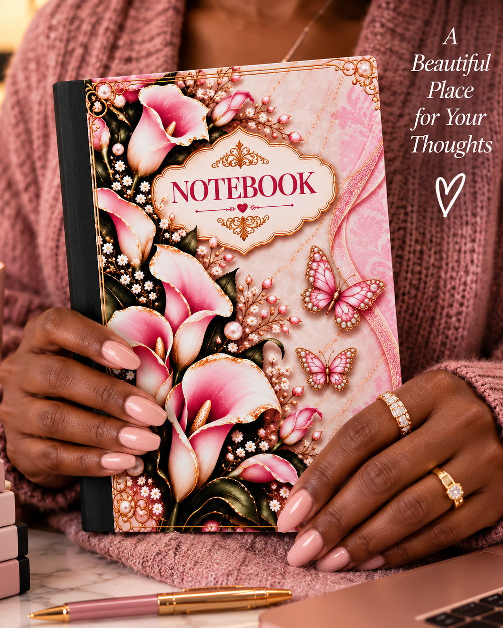 Pink Jeweled Butterflies! (Cover Set)