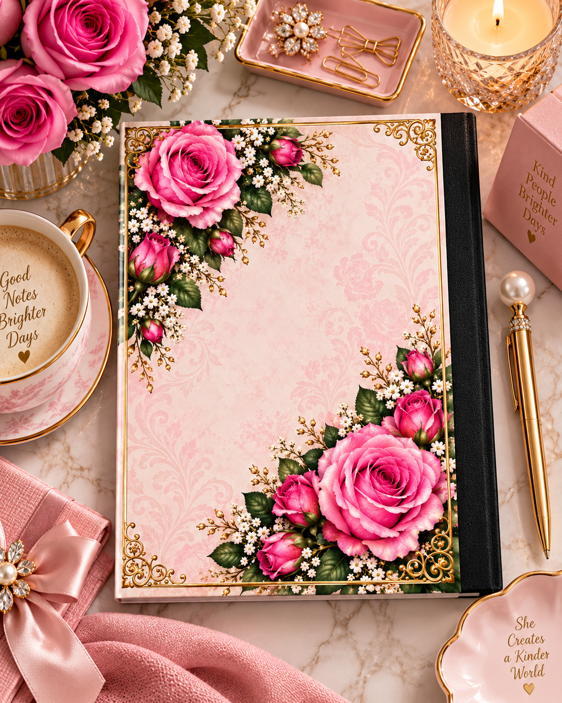 Pink Rose 4 Your Thoughts! (Cover Set)
